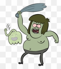 Muscle Man And High Five Ghost Png Gnomed