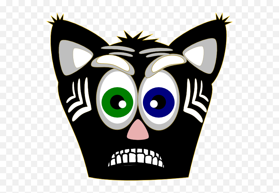 Hahaha Evil Cat Ahhhhhhh 1 Clip Art - Love Sports Teeth Clip Art Png,Evil Mouth Png