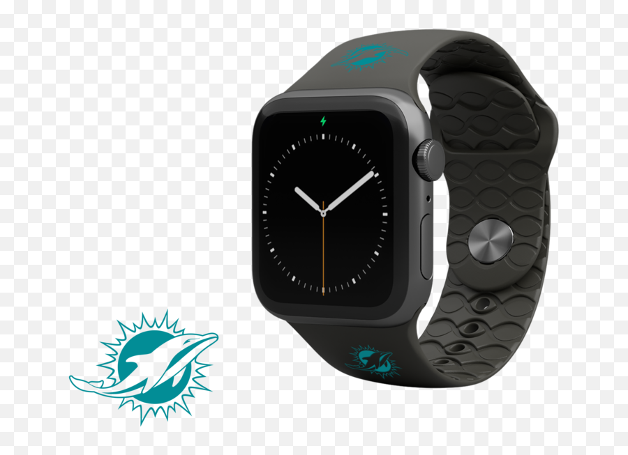 Apple Watch Band Nfl Miami Dolphins - Apple Watch Bands New Orleans Saints Png,Miami Dolphins Png