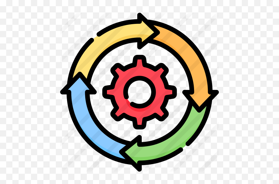 Work Process - Implement And Monitor Icon Png,Process Icon