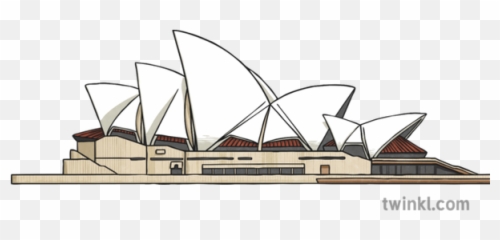 Sydney Opera House 2 Illustration - Twinkl png