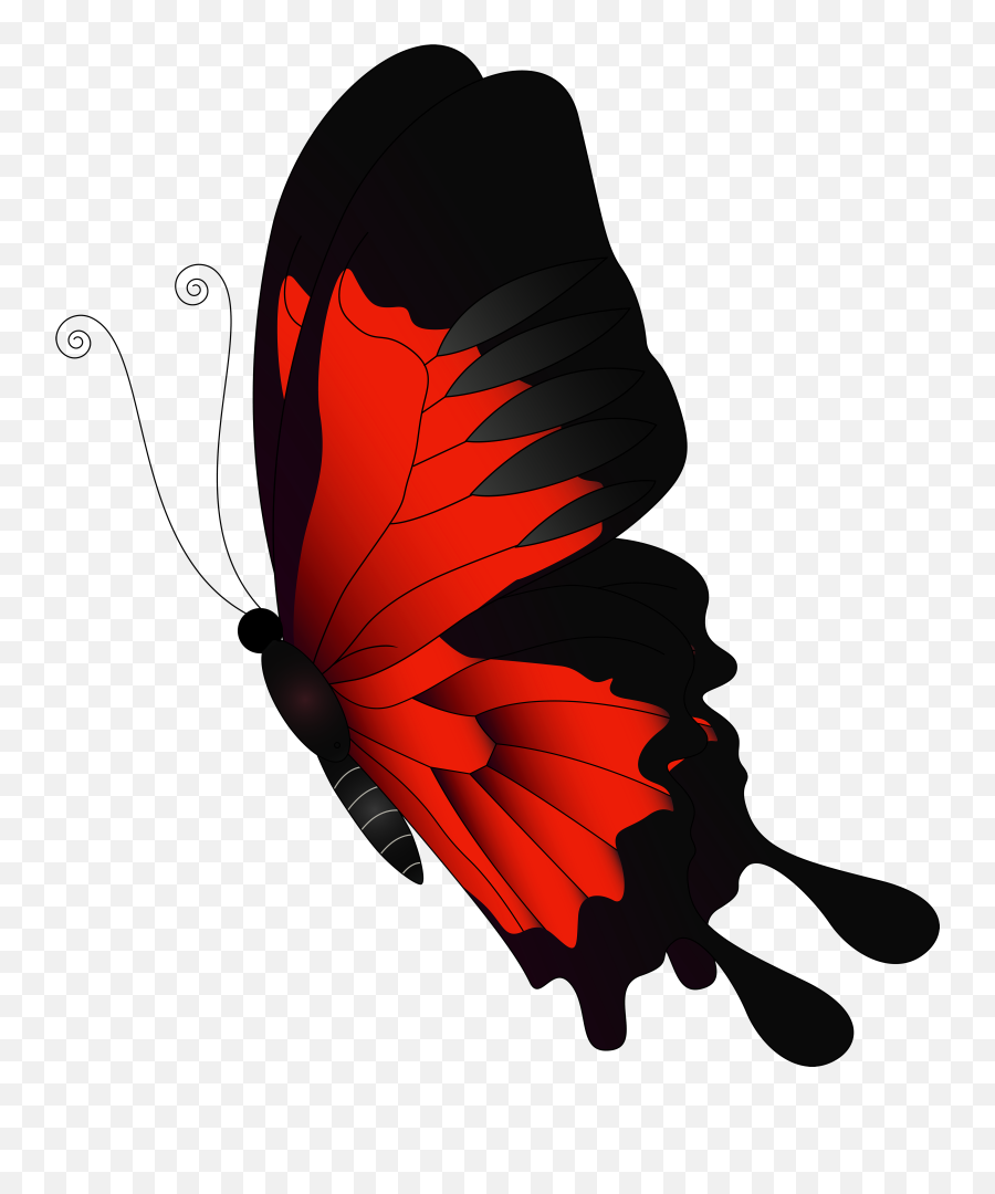 Butterfly Flight - Red Flying Butterfly Png Clip Art Png Red Butterfly Png Transparent,Butterfly Transparent