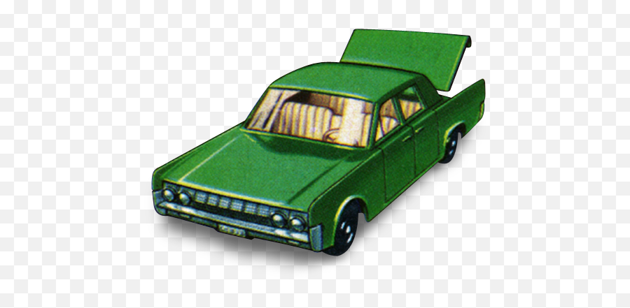 Lincoln Continental With Open Boot Icon - 1960s Matchbox Toy Car With Opening Boot Png,Boot Icon Png