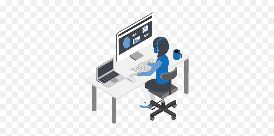 Remote Working Solutions - Office Chair Png,Remote Monitoring Icon