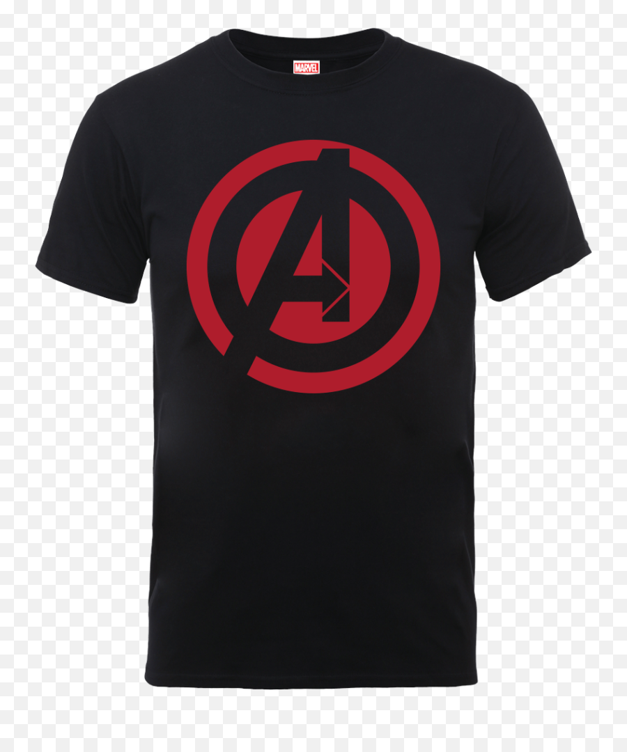 Marvel Avengers Assemble Captain America Logo T - Shirt Black Totem T Shirt Png,Avengers Symbol Png