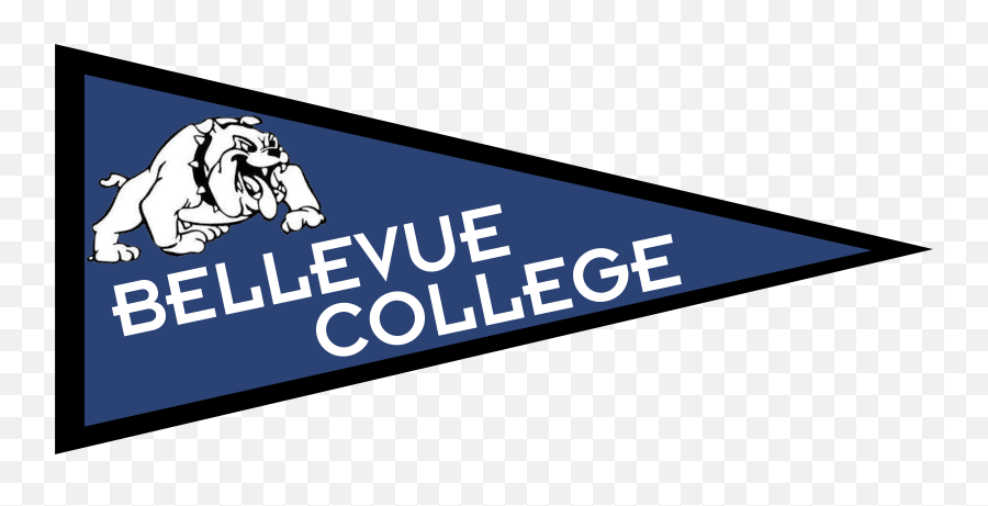 Bellevue College Pennant Gear Up - College Pennants Pngs,Pennant Png