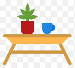 Coffee Table Icon In Color Style - Outdoor Furniture png