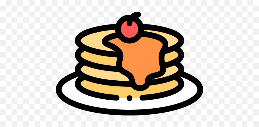 Pancakes - Free Food And Restaurant Icons Recipes In German Language Png,Pancakes Icon