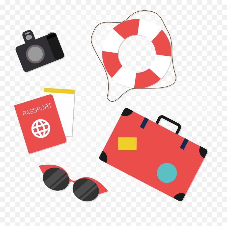 Download Summer Illustrator Vacation Vector Suitcase Adobe - Dot Png,Suitcase Icon Vector