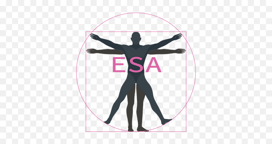 Exercise Science And Health Academy - Vector Vitruvian Man Png,Workout Silhouette Icon Vector Free