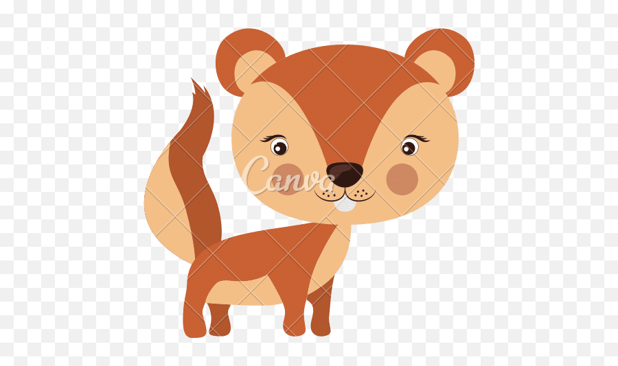 Cute Squirrel Icon - Canva Vector Graphics Png,Squirrel Icon