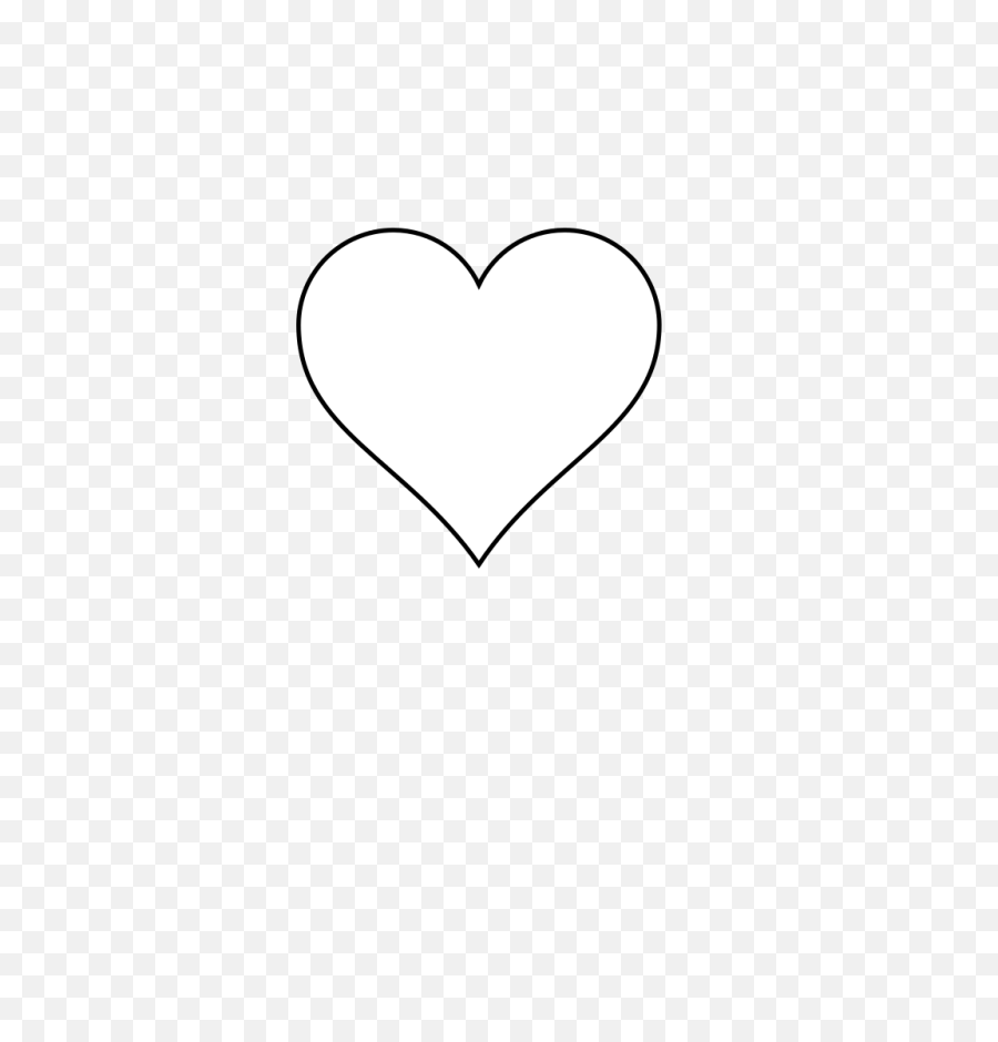 Heart Images Clip Art - Heart Clipart Black And White Png,Transparent Heart Outline