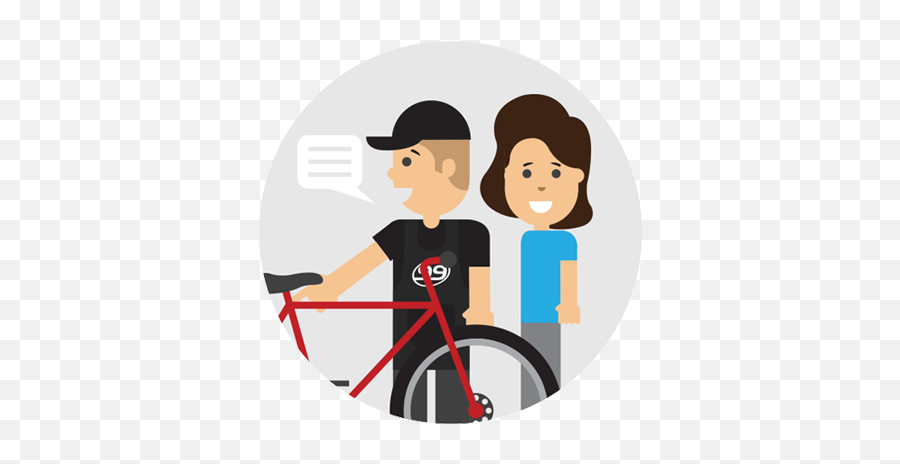 Bike Delivery - Conversation Png,Bike Delivery Icon