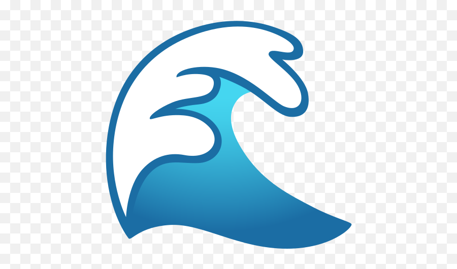 Water Wave Emoji Ocean - Water Wave Emoji Png,Water Ripple Icon
