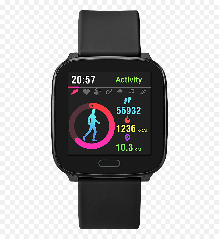 Iconnect By Timex Active 37mm Resin Strap Smartwatch - Timex Smart Watches Png,Replacing Magic Band 2 Icon