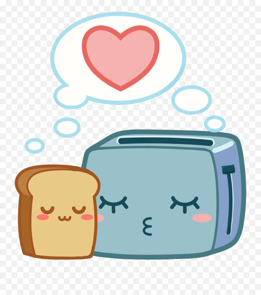 This Just Warms My Heart Toast Cute Toaster Lov - Toaster Png,Toaster Transparent Background