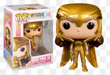 Wonder Woman 1984 Pop Vinyl Figure Golden Armour Png