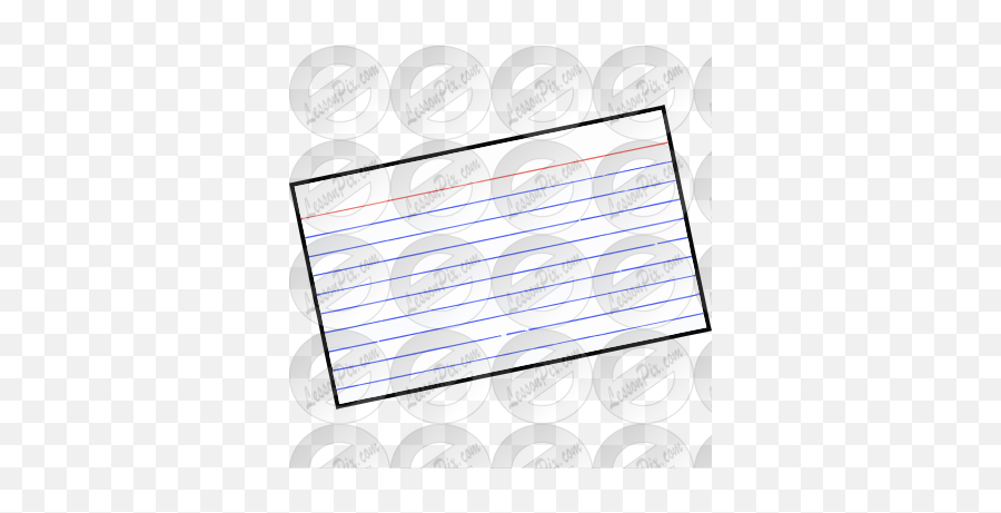 Lessonpix Mobile - Handwriting Png,Index Card Png