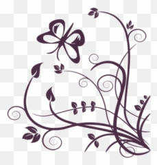Arabescos - Easy Wood Burning Flower Designs png