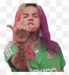 Image - 6ix9ine Face Png,6ix9ine Png