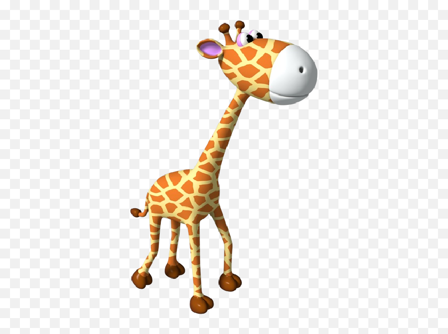 Outline Cute Giraffe Clipart Applique - Transparent Background Baby Giraffe Clipart Png,Giraffe Transparent Background