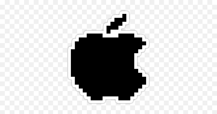 Apple Stickers And T - Logo Deadpool Pixel Png,Apple Logo Sticker