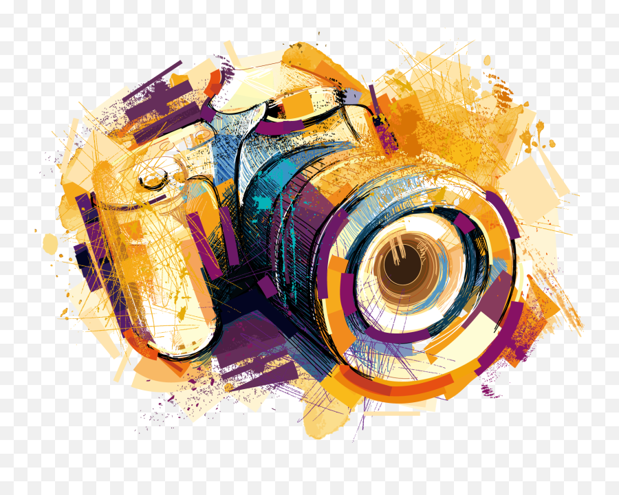 Download Camera Photography Watercolor Vector Effects - Photography Camera Png Hd,Photo Camera Png