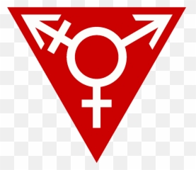 Red Transgender Triangle - Png