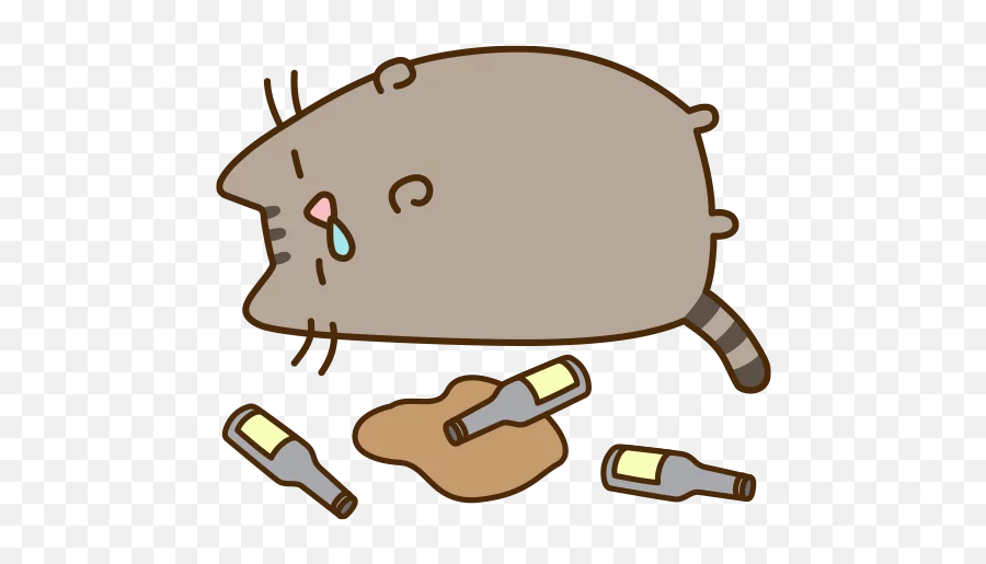 Download Free Png Telegram Sticker Pusheen Line - Pusheen Sticker Png,Telegram Png