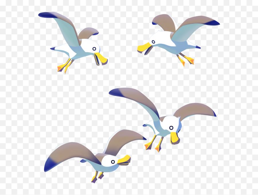 Seagull - Zelda Wind Waker Seagull Png,Seagulls Png