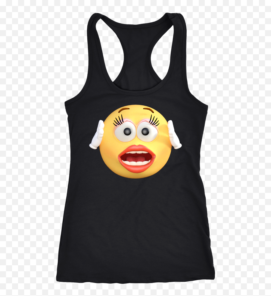 Download Dreamoctane Women Shock Emoji Tank Top - Dog Lover Logos Nike De Rick And Morty Png,Dog Emoji Png