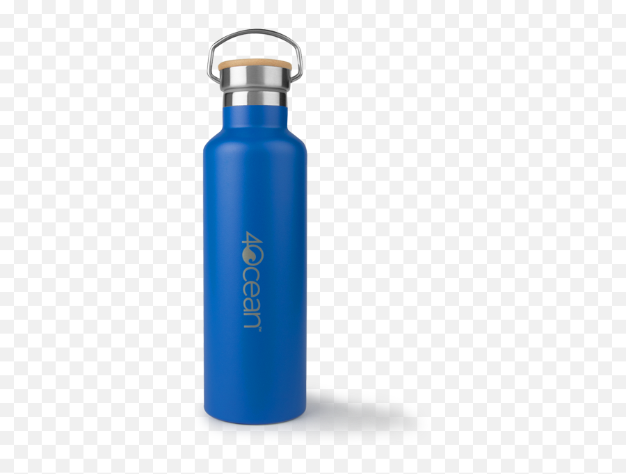 4ocean Reusable Bottle - Blue Water Bottle Png,Bottle Transparent