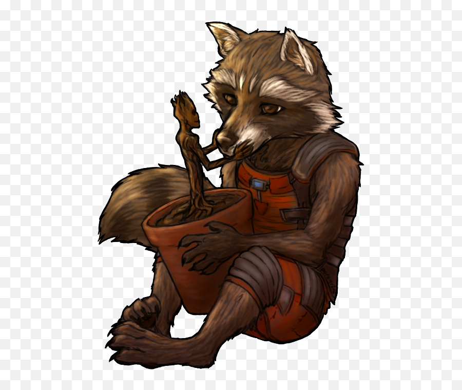 Rocket Raccoon Drawing Free Download - Rocket Raccoon Png,Rocket Raccoon Png