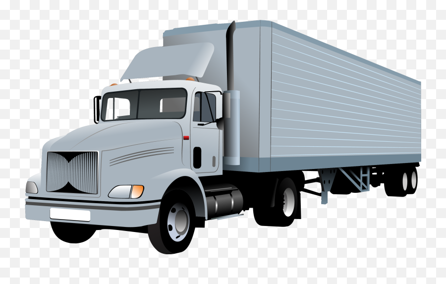 Download Hd Vector Tow Truck Png - Transparent Background Semi Truck Transparent,Tow Truck Png