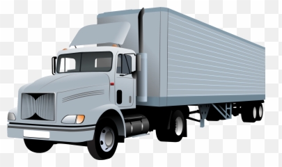 Download Hd Vector Tow Truck Png - Transparent Background Semi Truck Transparent,Tow Truck Png