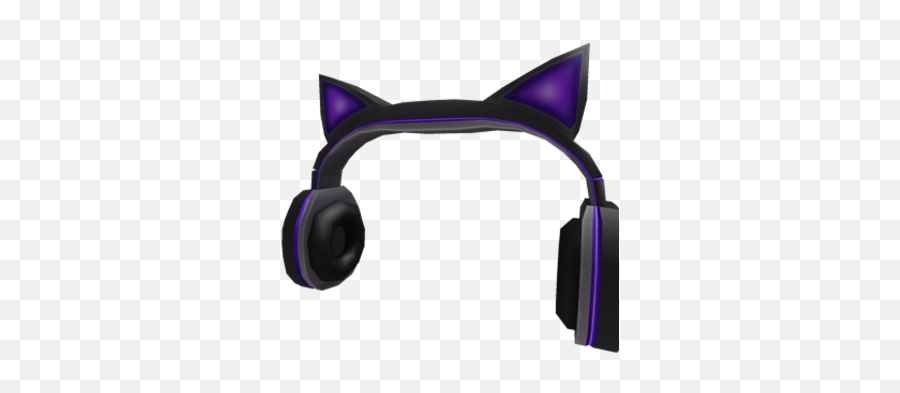 Purple Cat Ears Headphones - Purple Cat Headphones Roblox Png,Headphones Png