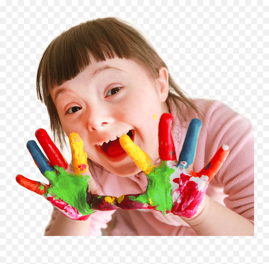 Excited Child Png - Down Syndrome Kids Png Transparent Down Syndrome Child Clipart,Excited Png