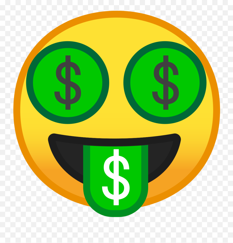 Money Mouth Face Icon Noto Emoji Smileys Iconset Google - Art Gallery Of Ontario Png,Emoji Faces Png