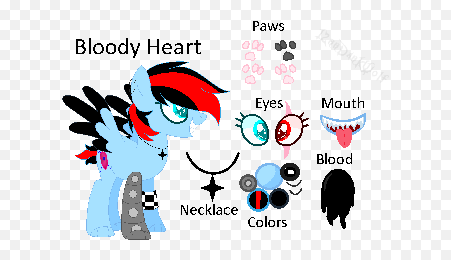 Bloody Heart Version By - Mlp Bloody Heart Png,Bloody Heart Png