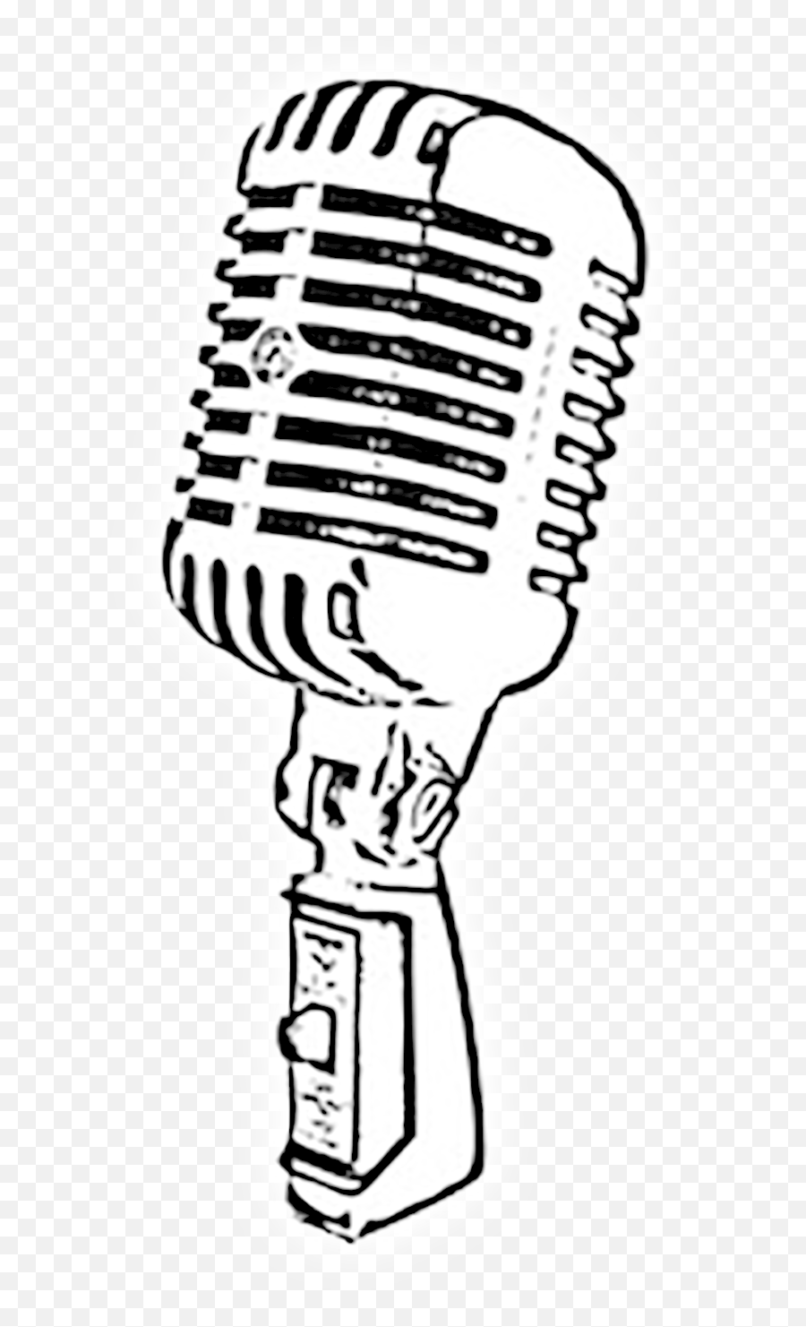 Microphone Png Photo - Old School Microphone Drawing,Microphone Png