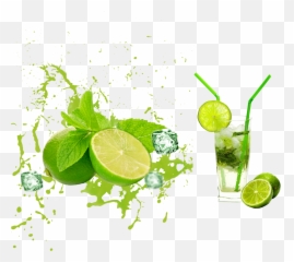 Limon Vector Orange Pulp - Lemon And Mint Clipart Png,Limon Png