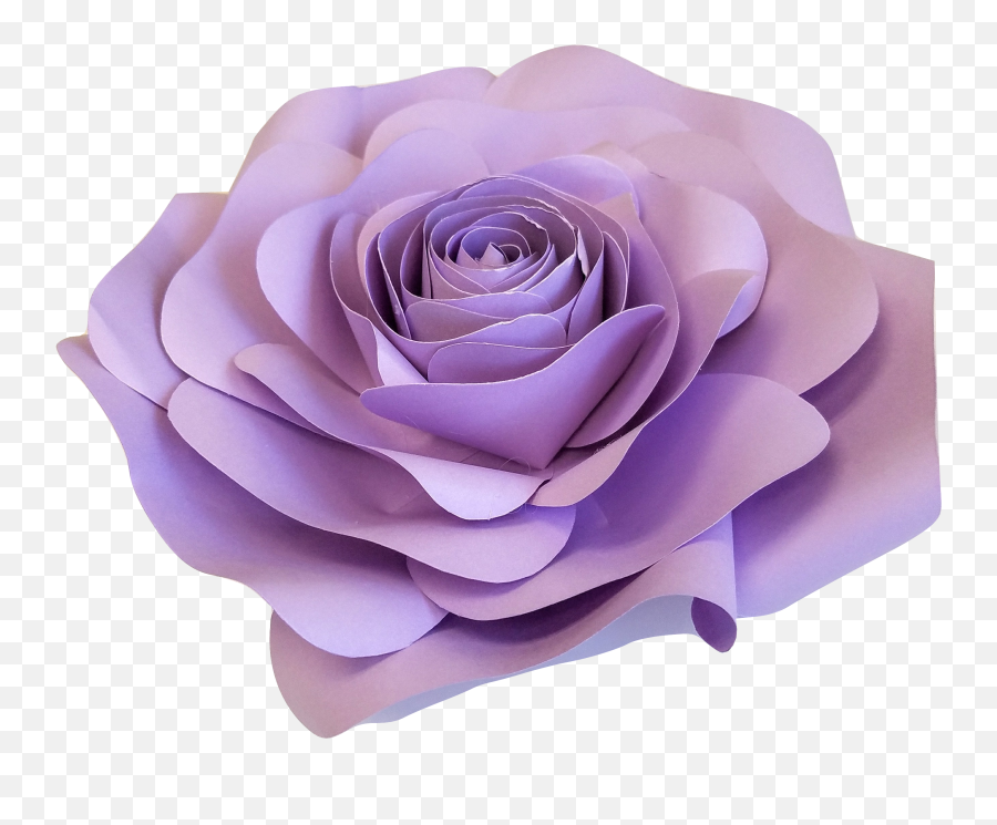 Download Paper Flower - Purple Paper Flower Transparent Png,Purple Rose Png