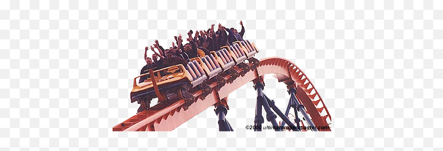 Roller Coaster Png Transparent Images - Roller Coaster Png Transparent,Rollercoaster Png