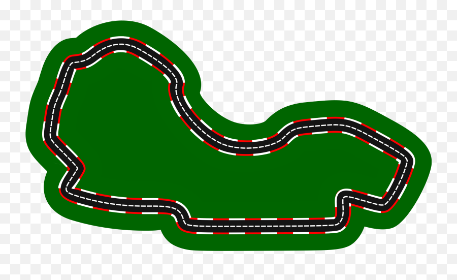 Clipart Car Race Track - Race Car Race Track Drawing Png,Race Track Png