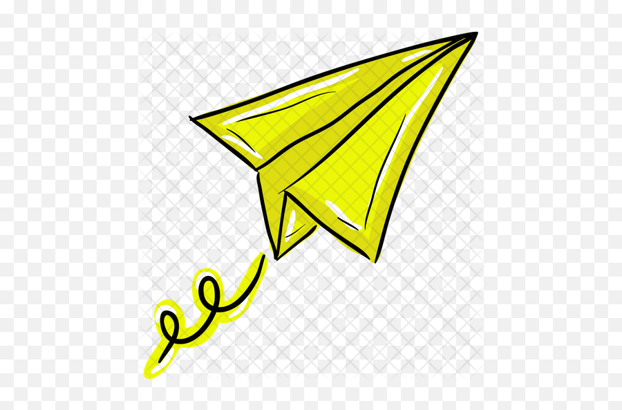 Paper Plane Icon - Yellow Paper Plane Png,Paper Plane Png