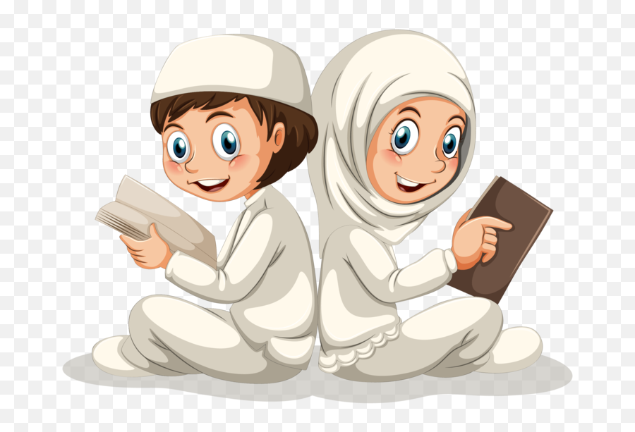 Download Free Png Muslim - Children Dlpngcom Islamic Cartoon Png,Muslim Png