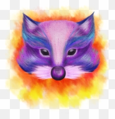 Ftestickers Fantasyart Raccoon Transparent Luminous Col - Kitten Png,Raccoon Transparent