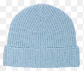 Rib Hat - Light Blue Beanie Png,Beanie Transparent