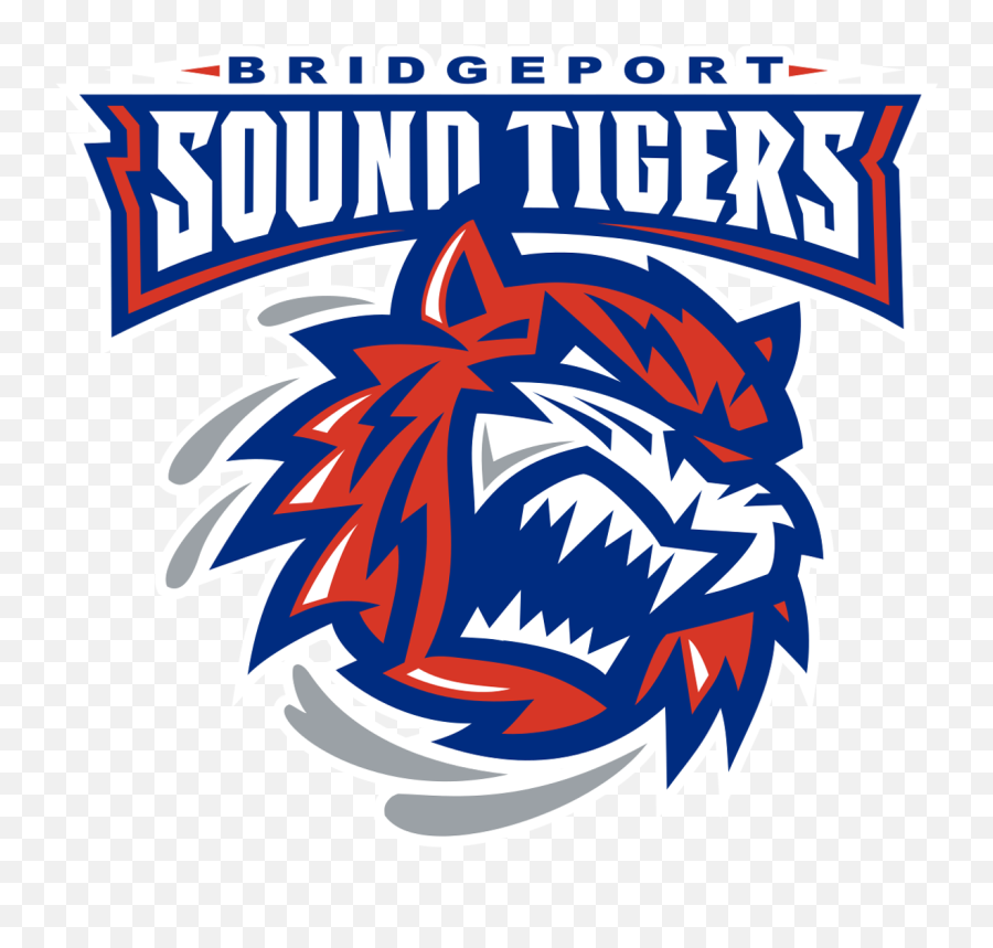 Bridgeport Sound Tigers Logo And Symbol Meaning History Png - Bridgeport Sound Tigers 2001,Detroit Tigers Logo Png