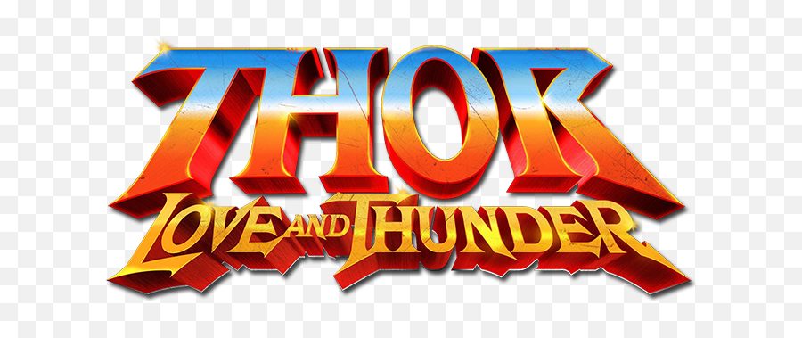 Thor Love And Thunder Movie Fanart Fanarttv - Thor Love And Thunder Title Png,Thor Transparent